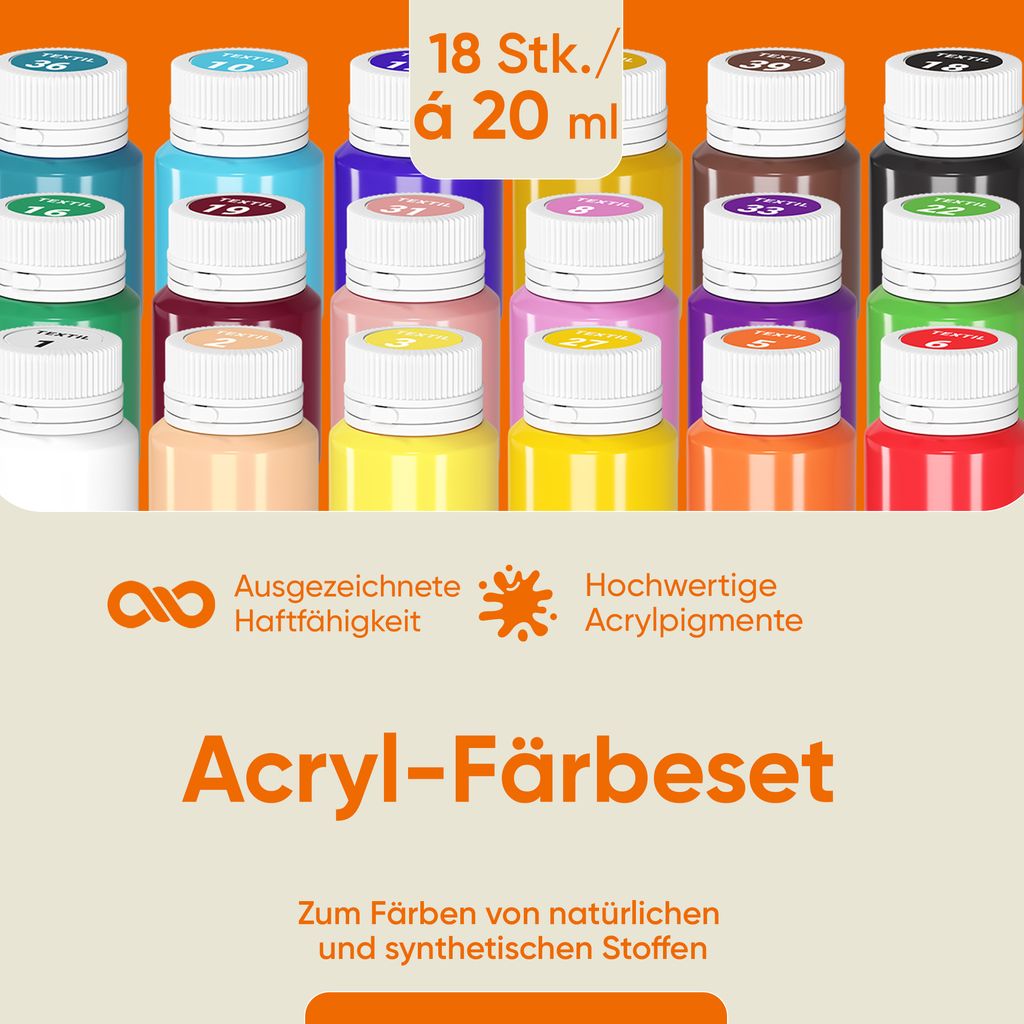Acrylfarbe Waschmaschinenfest Machen