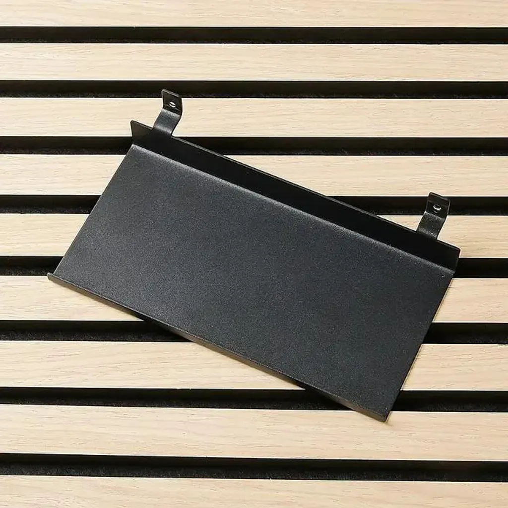 Solution Rangement sans Perçage : 3 Étagères Noires pour Mur Acoustique - 2