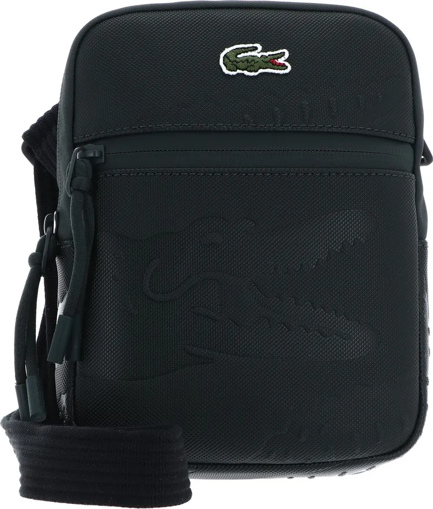 Sac Croisé Lacoste Lcst Seasonal Texture Crocodile Vert Sinople Foncé