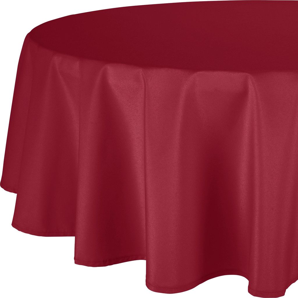 REDBEST Tischdecke New Orleans" rot oval: 160x220 cm"