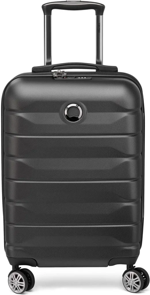 DELSEY PARIS Air Armour Valise Cabine 55cm Extensible 4 Roues Noire