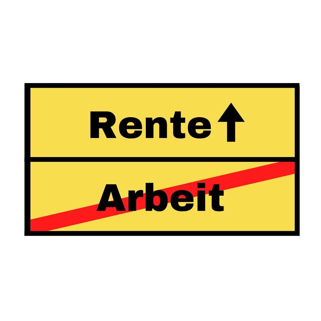 Tortenaufleger essbar Rente/Ruhestand 28x20cm Fondant