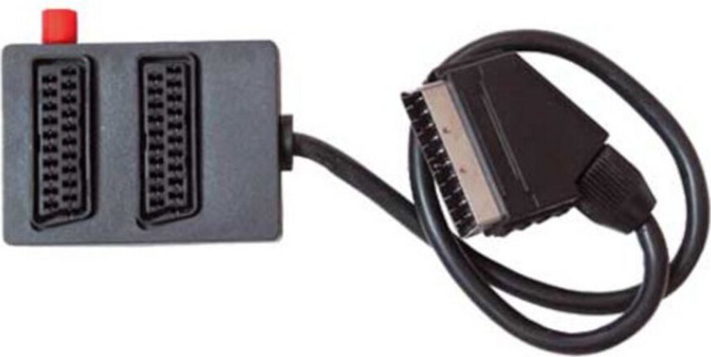 Scart-Verteiler, 2-fach, UmschaltBOX -mit Schalter Produktbild 1