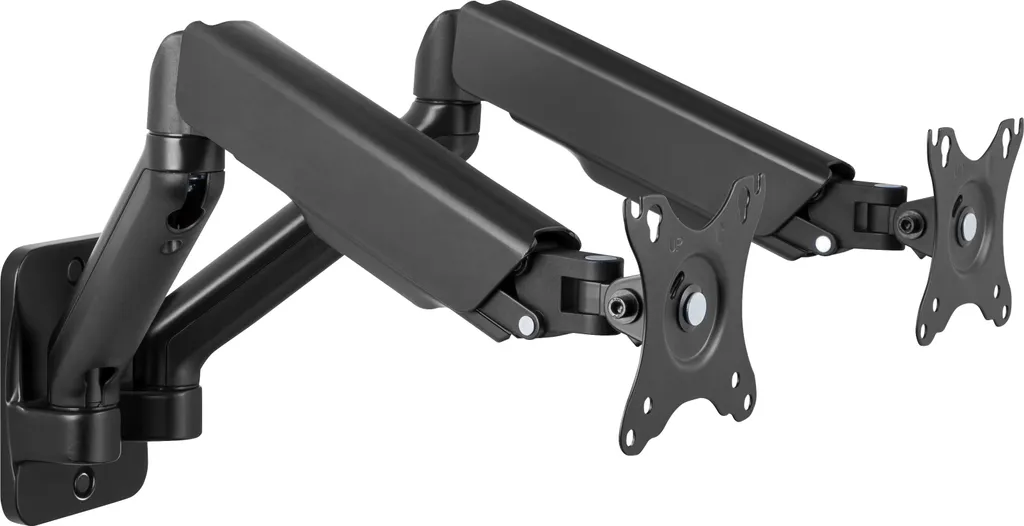 Support Mural Écran PC Extensible 90-540mm pour Double Moniteur 17-32 - 6