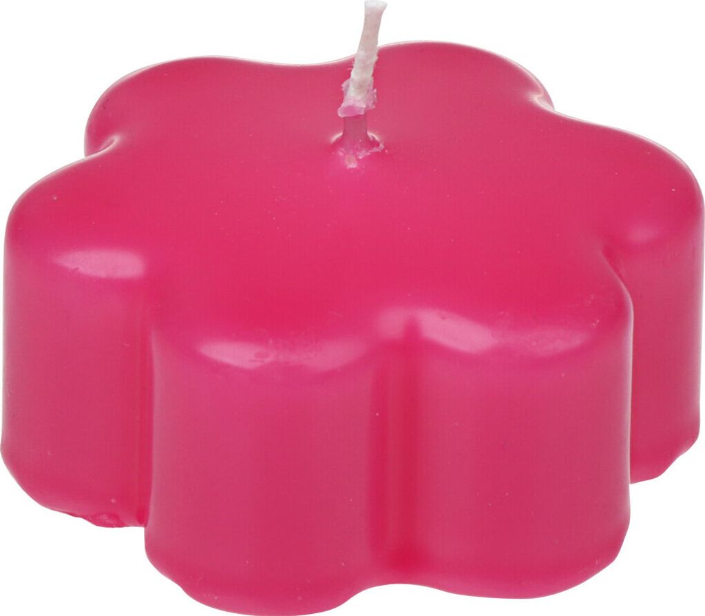 Schwimmkerze "Blume" Pink 35/70 mm Produktbild 