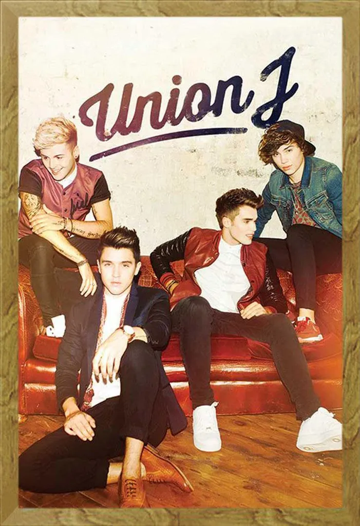 Poster Union J 61x91,5 + Cornice Shinsuke Oak per Camera da Letto