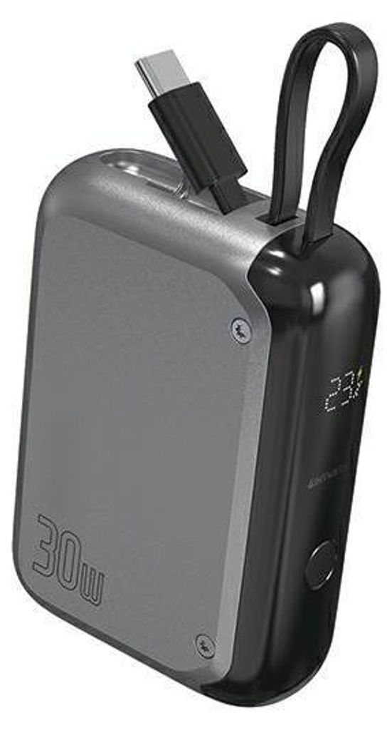 4smarts Powerbank Pocket mit USB-C Kabel 10000mAh. Produktbild 