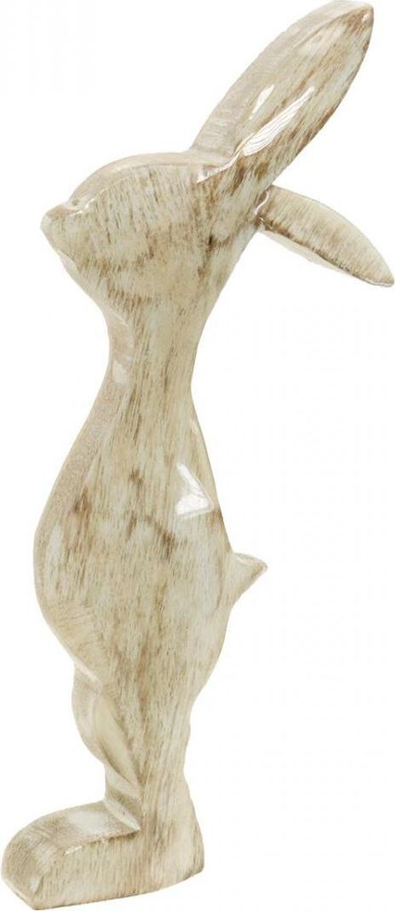 Holzhase 25cm - Osterdekoration Frühling, Natur Dekofigur, Produktbild 
