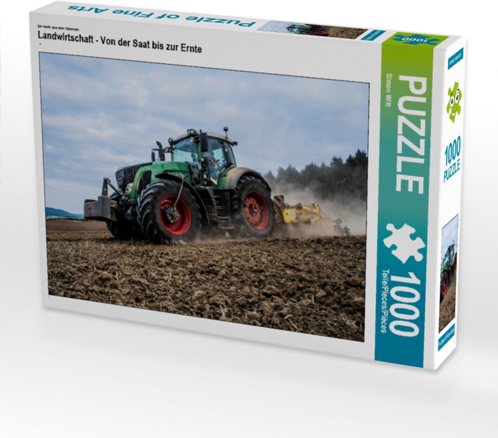 CALVENDO Puzzle Ein Motiv aus dem Kalender Landwirtschaft - Von der Saat bis zur Ernte | 1000 Teile Lege-Größe 64x48cm Foto-Puzzle für glücklic...
