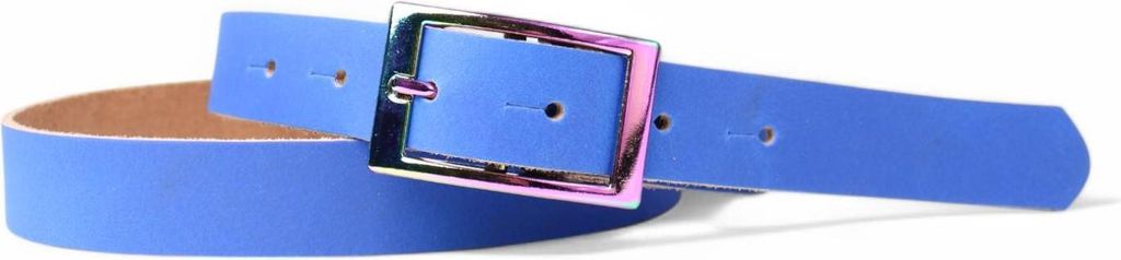 FRONHOFER Kindergürtel mit bunter Schnalle, echt Leder, 2,5 cm breit