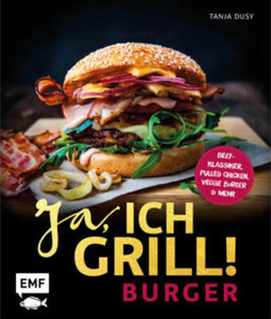 Presse à Burger Ja Ich Grill - Moule à Steak Haché en Aluminium 12cm