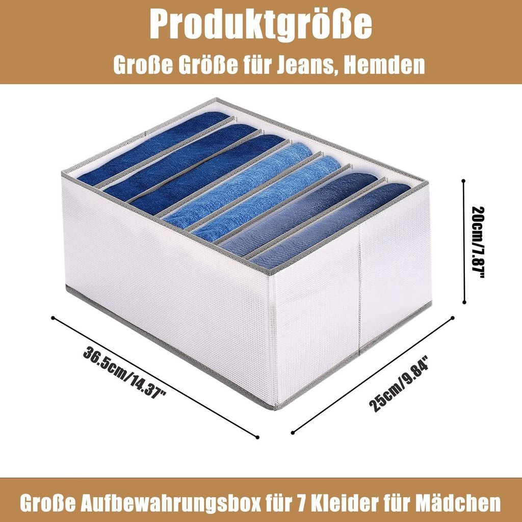 Freetoo Schubladen-Organizer 8er set, Schrank Organizer Produktbild 8