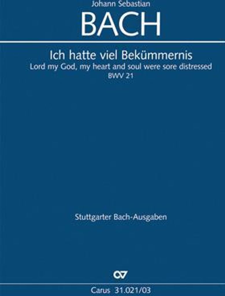 Ich hatte viel Bekümmernis (1. Fassung)