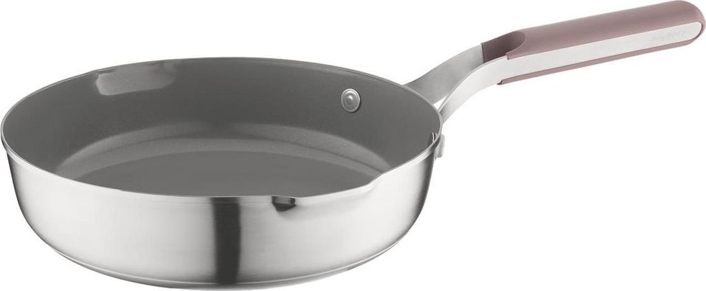 BergHOFF Home Bratpfanne 24 cm Edelstahl Antihaft, für alle Herdarten, backofenfest bis 180 Grad