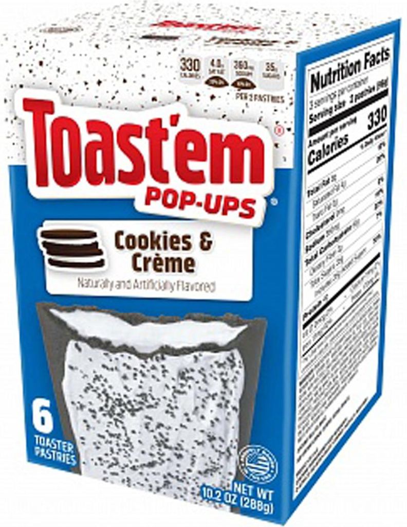 Toast'em Pop-Ups Cookies & Creme 288g