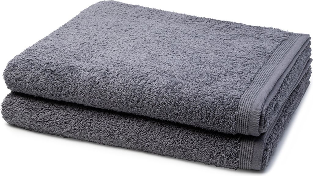 Möve Superwuschel 2 X Duschtuch im Set Extraweiches Handtuch, Aus 100% hochwertiger Baumwolle, Mit eingesticktem Markenlogo