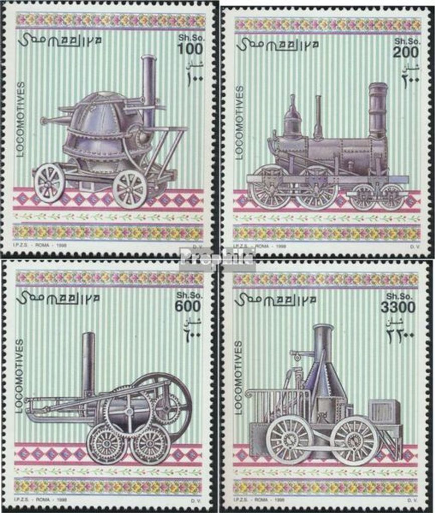 Briefmarken Somalia 1998 Mi 717-720 (kompl.Ausg.) Produktbild 