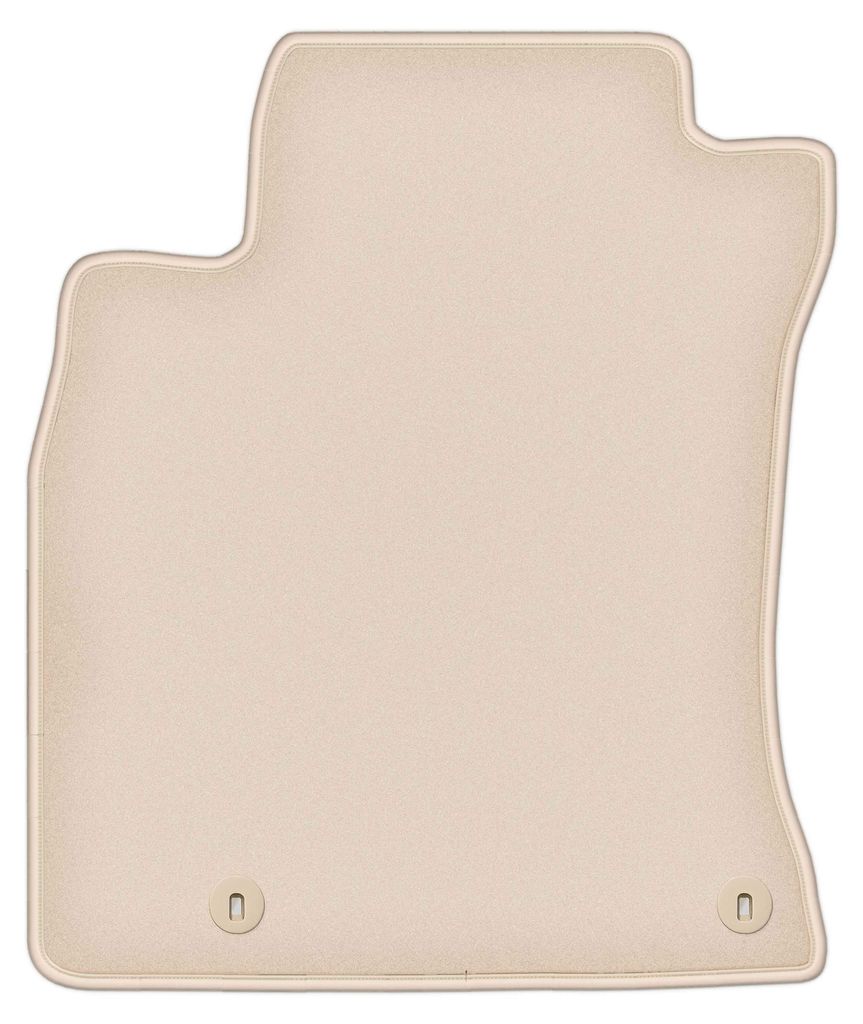 DURBAN Beige Velours-Fahrerfußmatte für Kia Ceed III Schrägheck, Kombi, Kombi, Sportback (2018-)
