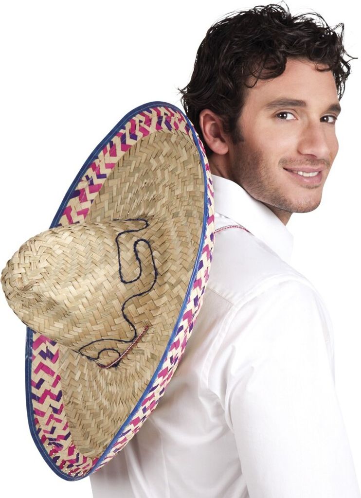 Sombrero bunter Rand 52cm Produktbild 