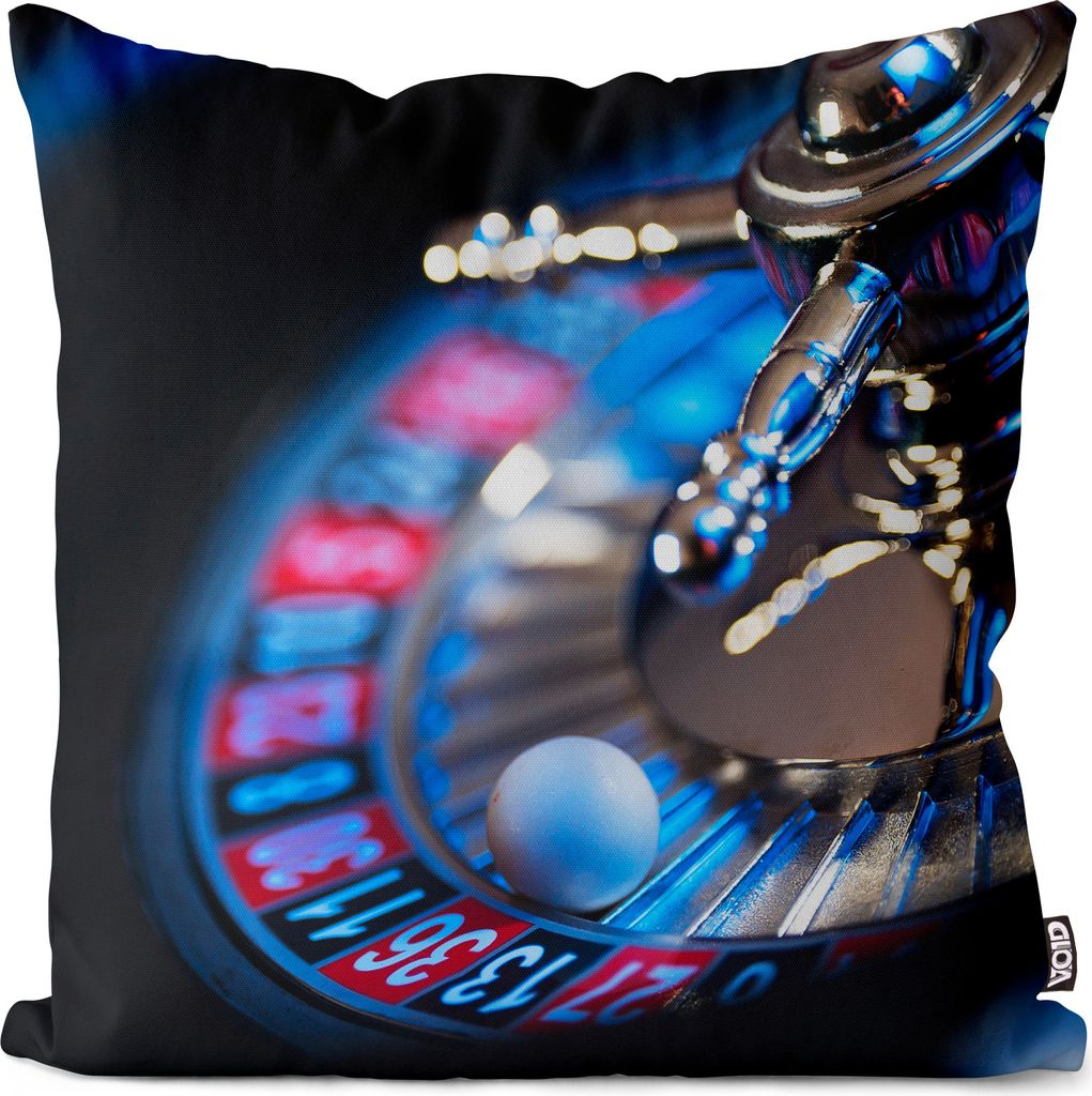 VOID Roulette Casino Tisch Kissenbezug Kissenhülle Sofakissen Kissen Deko Outdoor-Kissen Dekokissen