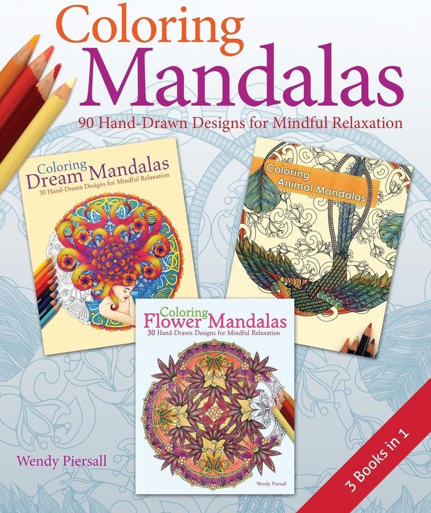 ISBN Coloring Mandalas 3-in-1 Pack, Kunst & Design, Englisch, Taschenbuch, 192 Seiten