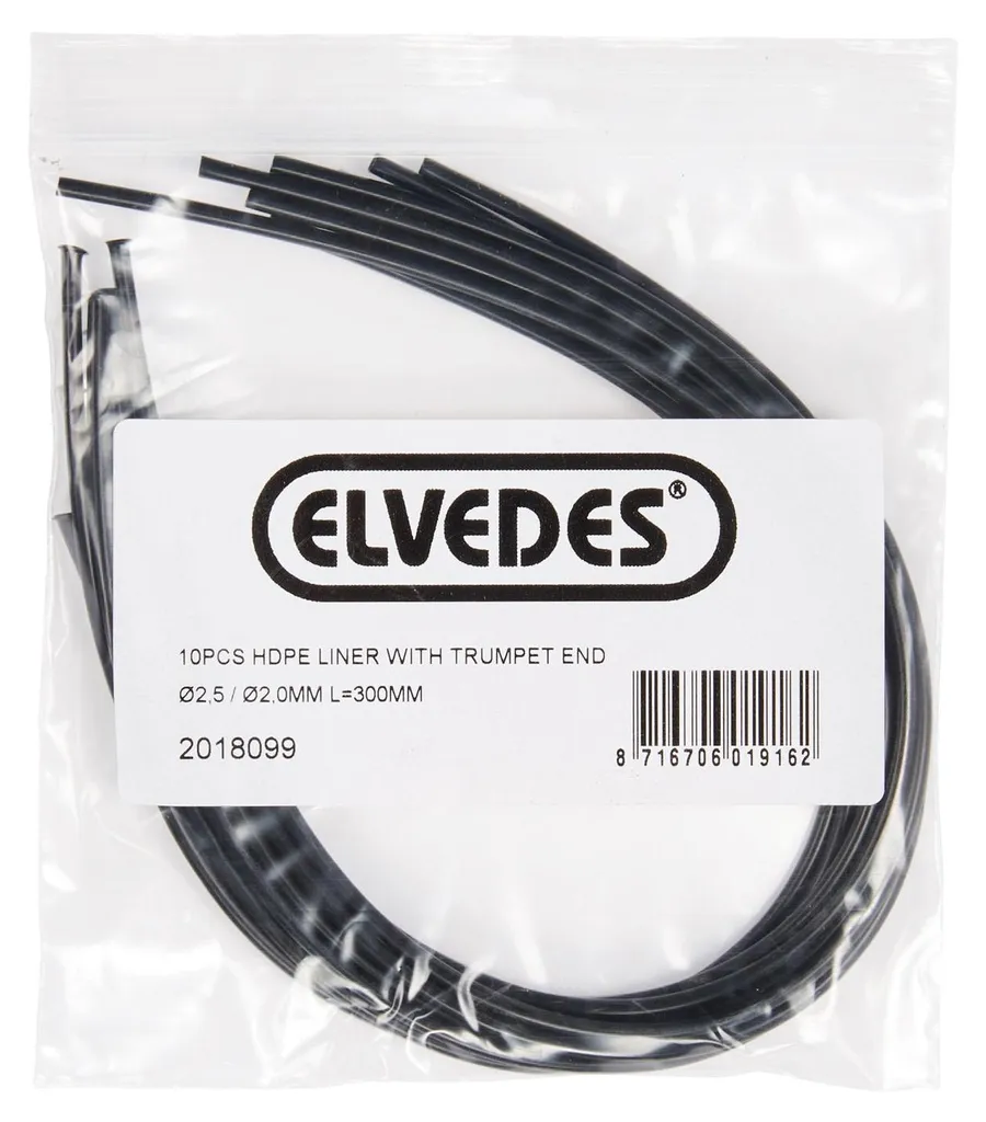 Liner ELVEDES 2,5mm x 300mm en HDPE Robuste avec Trompette Intégrée
