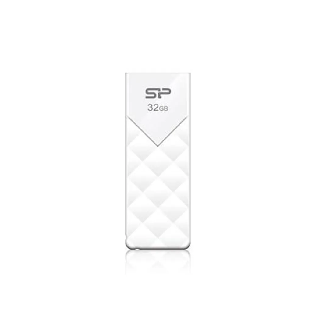 Pen Drive 8GB Silicon Power Ultima U03 Bianco - Design Diamantato