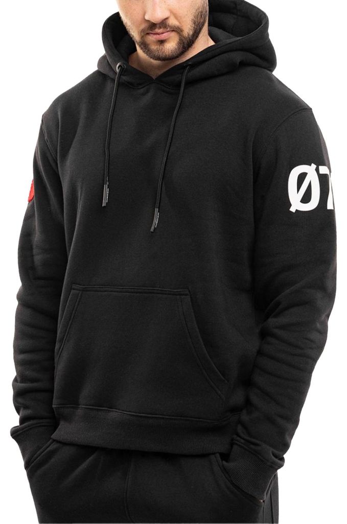 Ozoshi - "Jukon" Kapuzenpullover für Herren PP9818 (XXL) (Schwarz)
