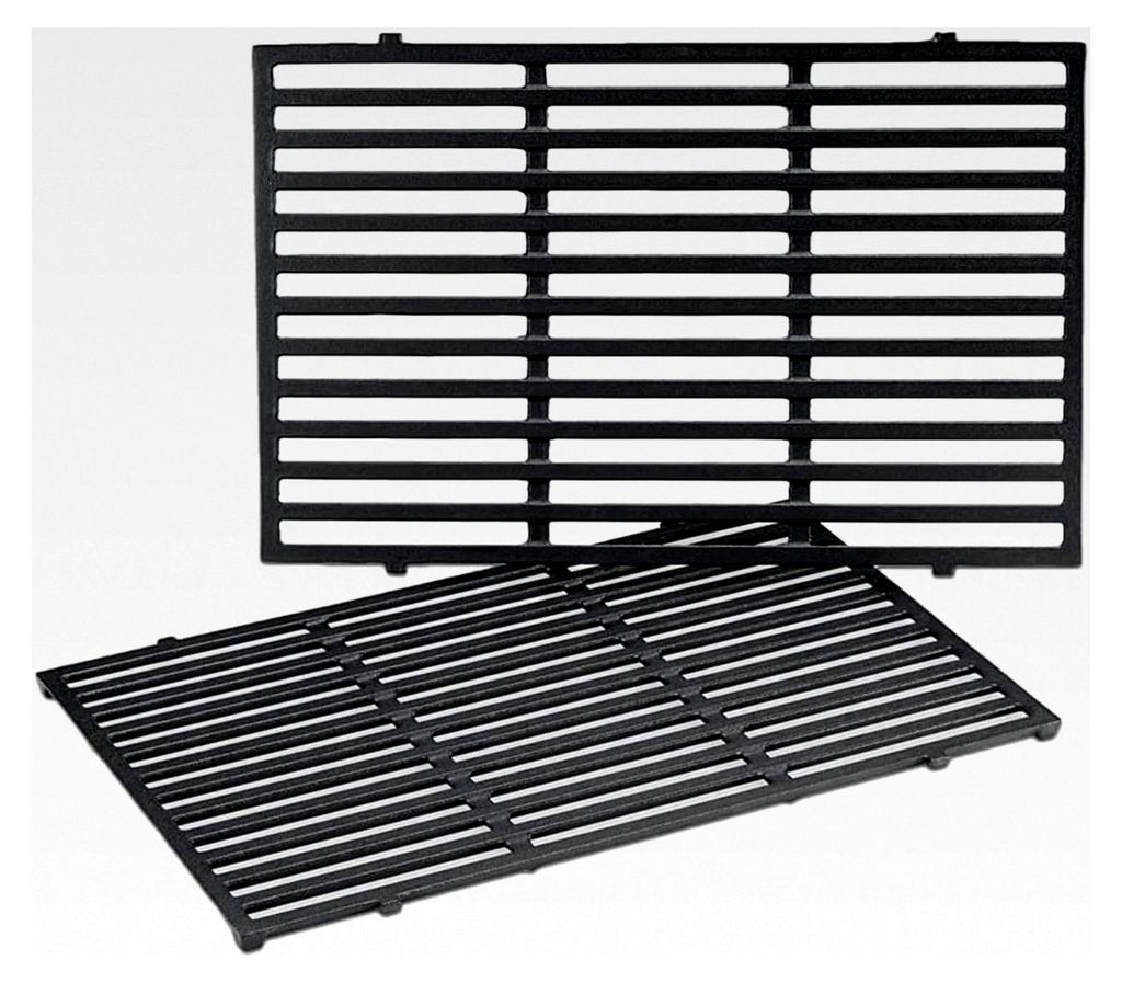 Grillrost aus Gusseisen 49,5 x 32,5 cm für Weber Genesis E-310/320/330, S-310/320/330, EP-310/320/330, CEP-310/320/330 (2007-2016) und Enders Monr...