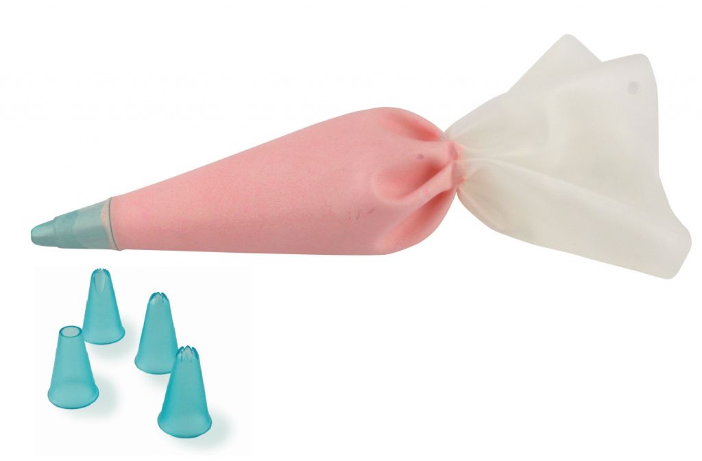 Tala Spritzbeutel, Silikon, 5 Tüllen, zum Dekorieren