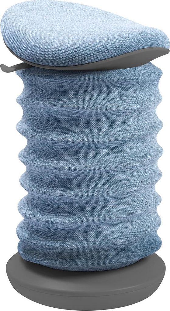Sitzhocker Bewegungshocker Drehhocker Bürohocker Topstar Sitness 4D blaugrau
