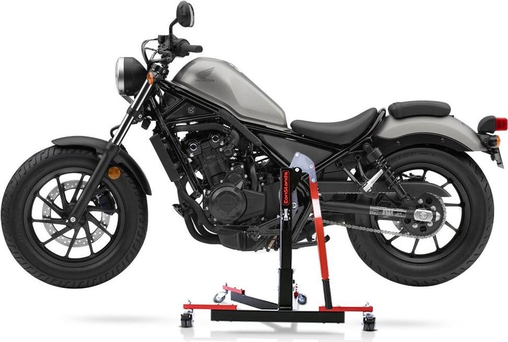 CS Power Evo-Zentralständer für Honda Rebel 500 17-25 Rot