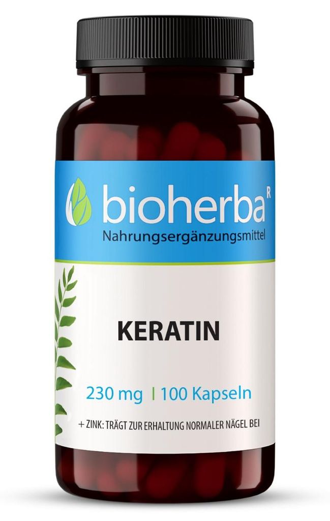 Bioherba Keratin 230 mg 100 Kapseln Produktbild 