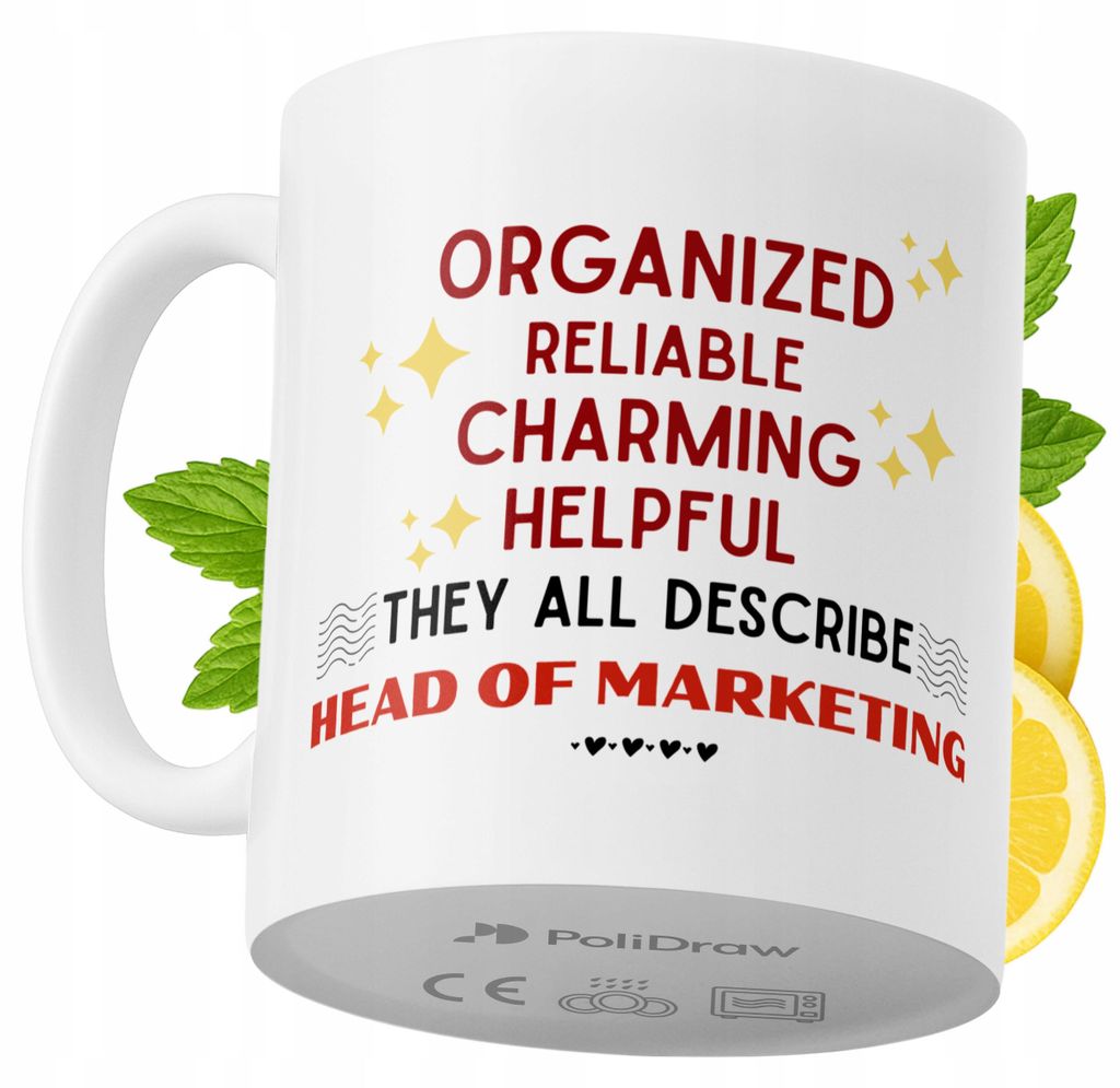 Lustige Kaffeetasse mit witzigem Textdesign für Marketingleiter - ideal für Geburtstage, Namenstage, Feiertage und besondere Anlässe. Hochwertig...
