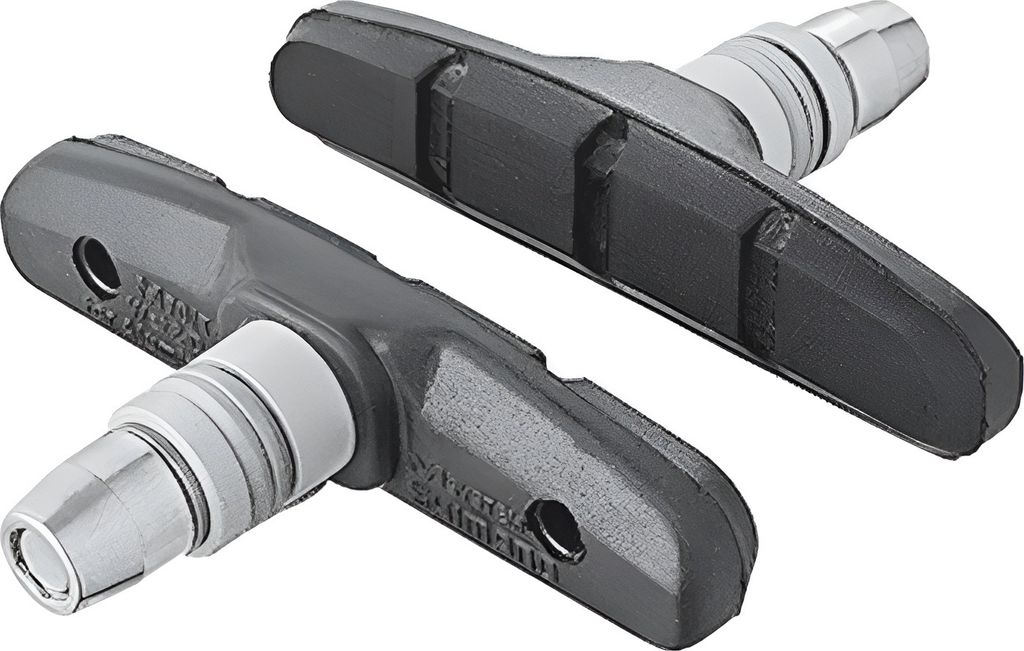 bremsbeläge M70T4 V-Brake Gummi schwarz/silber Produktbild 