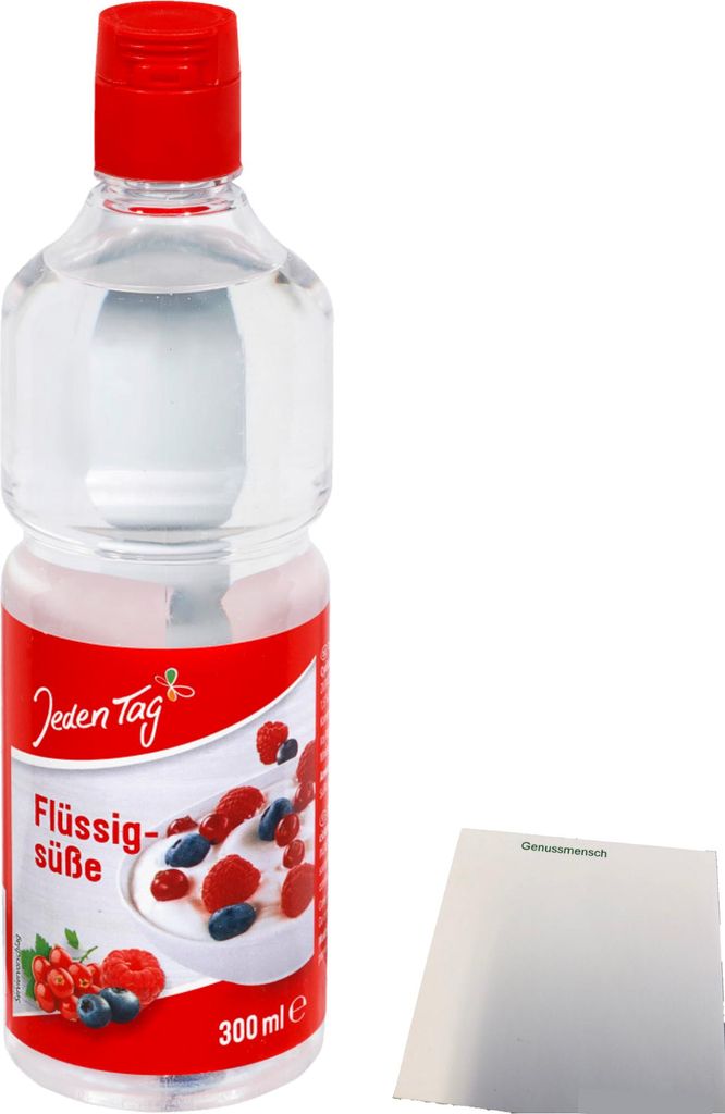 Jeden Tag Flüssigsüße (300ml Flasche) + usy Block Produktbild 