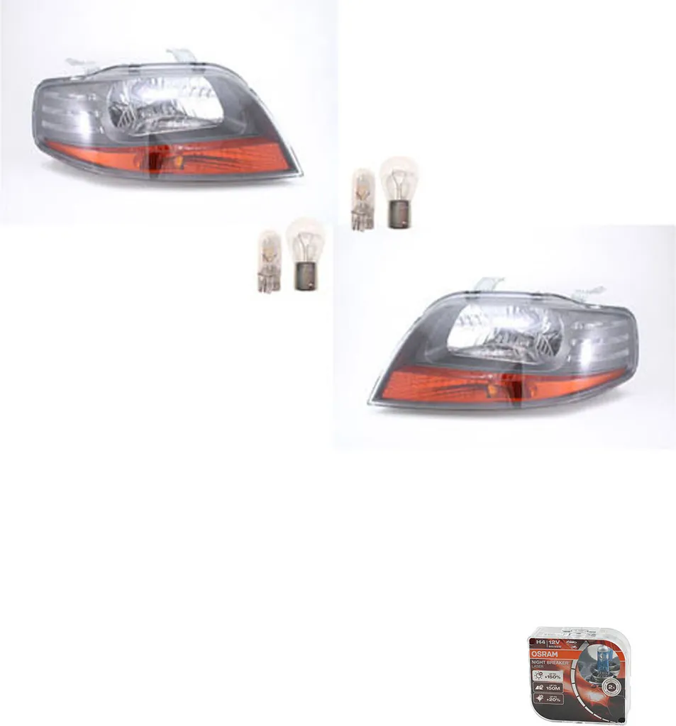 Kit Fari Daewoo Kalos Johns + Osram Night Breaker Laser H4 Set Li/Re