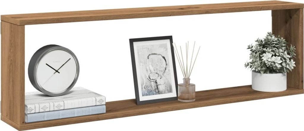 Möbel Würfel-Wandregale 4 Stk. Artisan-Eiche 100x15x30 Holzwerkstoff856585