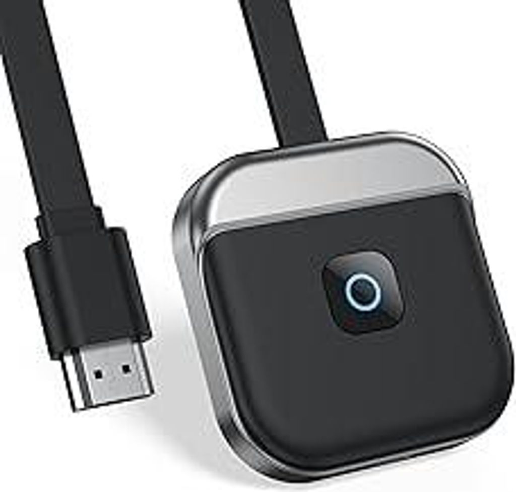 Wireless HDMI Miracast Dongle, 4K HDMI Screen Mirroring Display, 2,4/5G Hz Transmitter and Receiver Streaming von Video/Audio/Dateien Übertragung ...