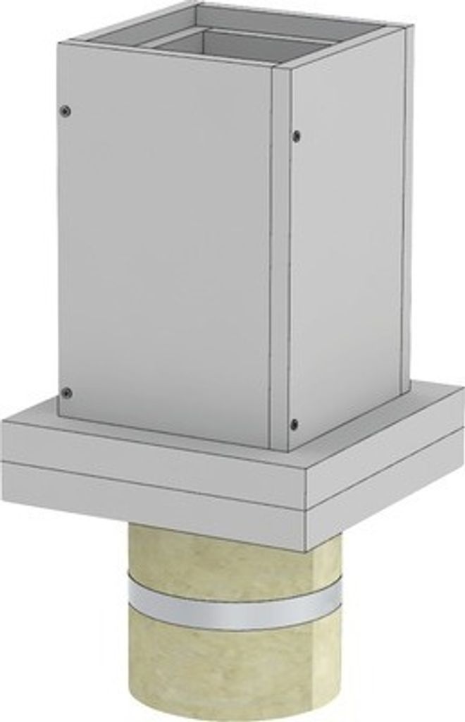 Furado F Fußelement für Betondecke mit Kugelfang und Wandfutter EW Ø150mm