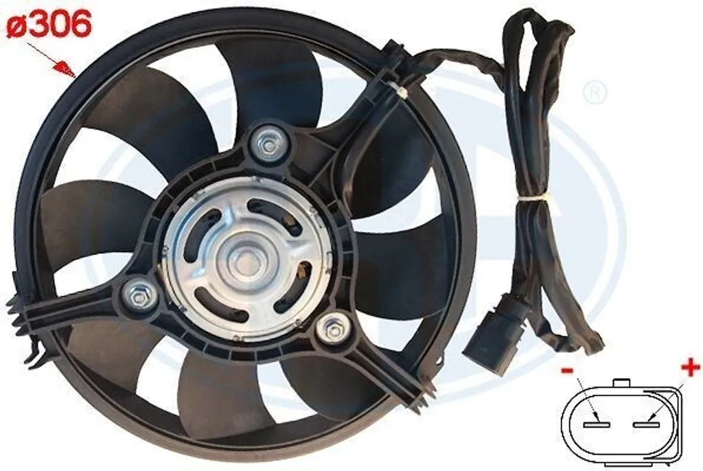 Ventilateur de moteur électrique pour VW Passat 3B et Superb 3U I