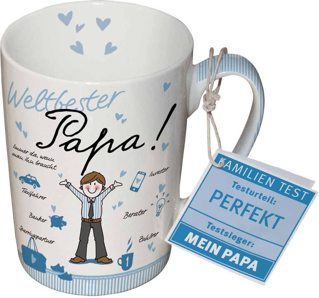 Tazza da caffè Il miglior papà del mondo, tazza da caffè Immagine del prodotto 