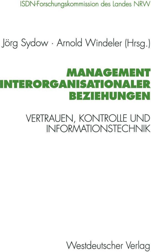 Management interorganisationaler Beziehungen