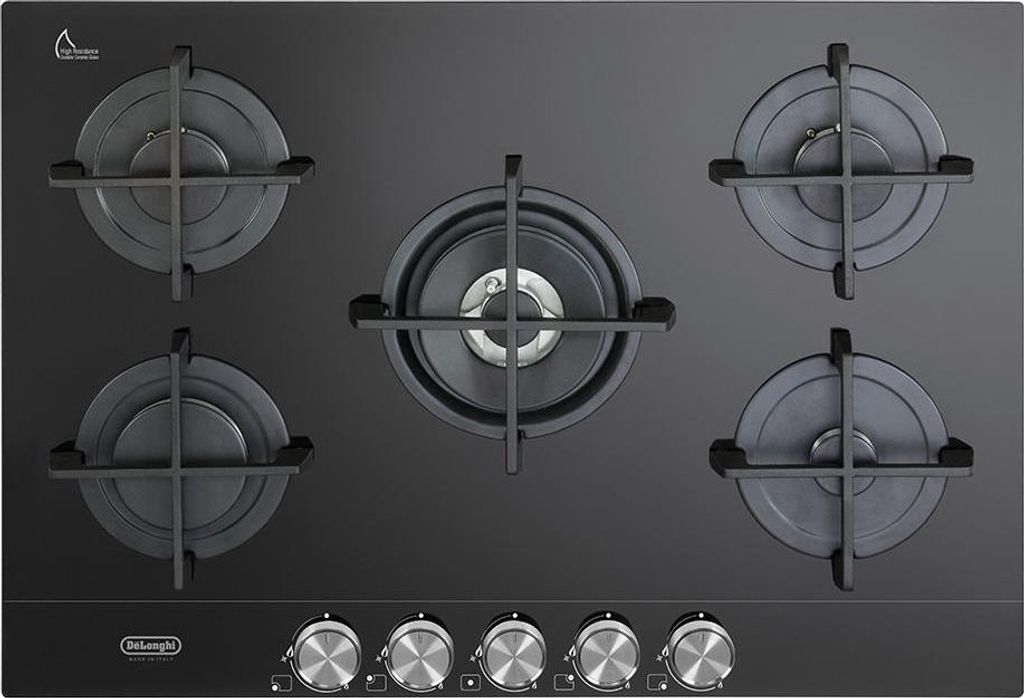 De'Longhi NSL 575 NC Schwarz Einbaukochfeld 75 cm Gas 5 Brenner