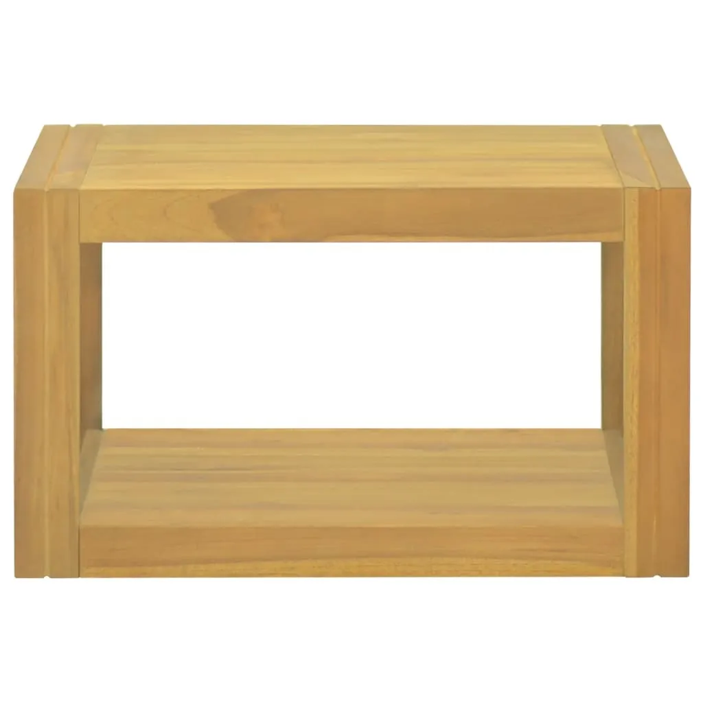 Armoire de salle de bain murale vidaXL 60x45x35 cm en teck massif