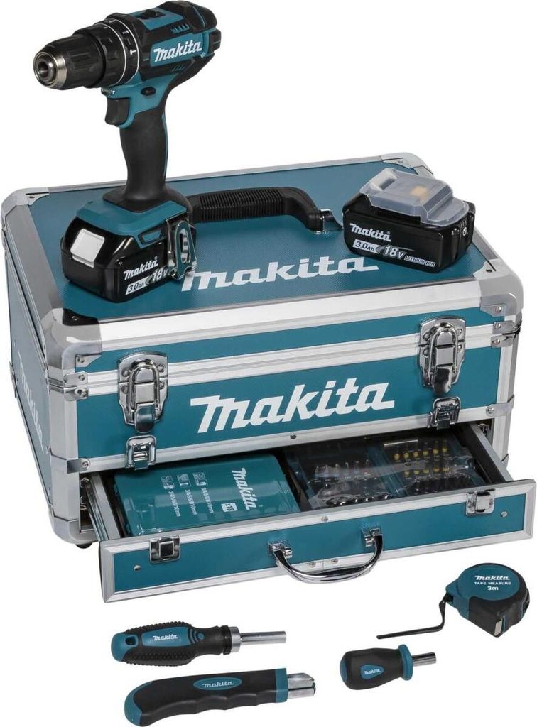 Akumulátorová príklepová vŕtačka Makita DHP482RFX9 18V /2x Obrázok produktu