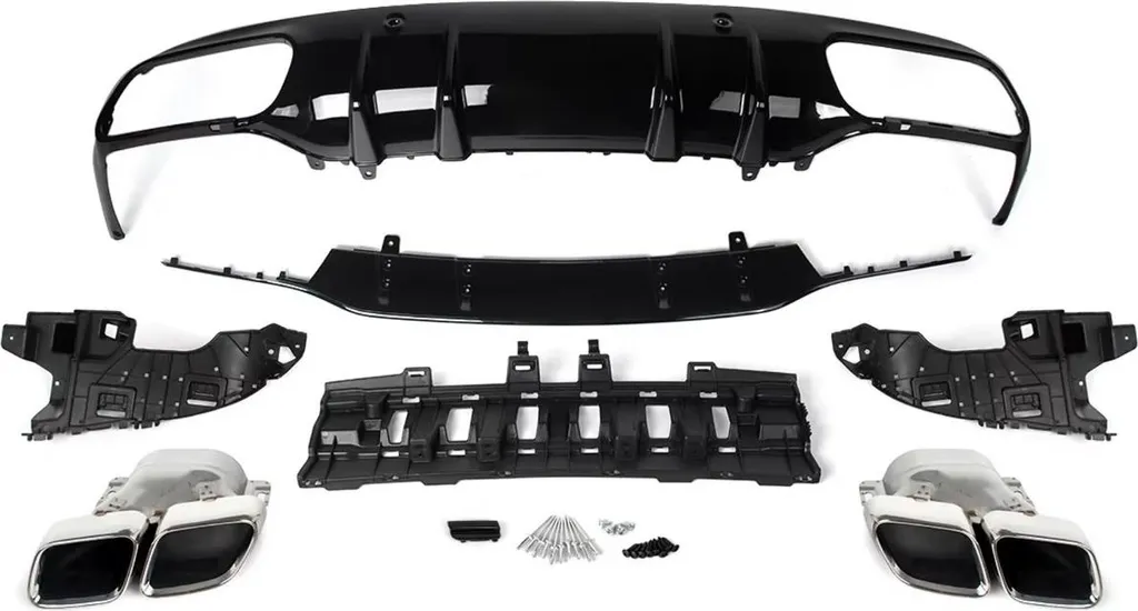 Diffuseur Arrière Style C63 pour Mercedes Classe C C205 Coupé 2015-2018