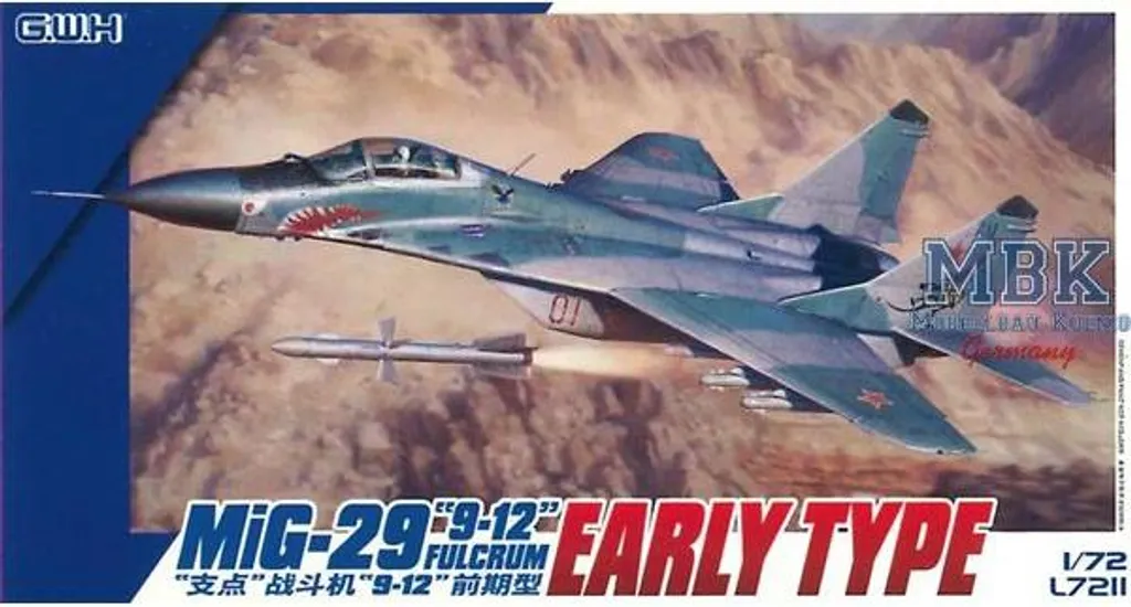 Maquette de chasseur MIG-29 Soviétique pour diorama militaire