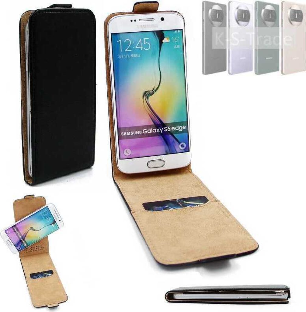 K-S-Trade Schutzhülle Handyhülle kompatibel mit Huawei Mate X3 Flipstyle 360° Smartphone Tasche, schwarz, Case Flip cover