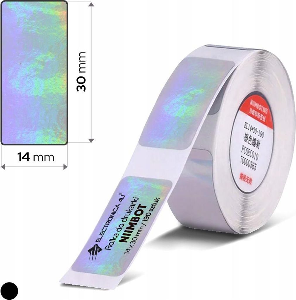 Etichette autoadesive termiche per stampante Niimbot B18 Immagine del prodotto 